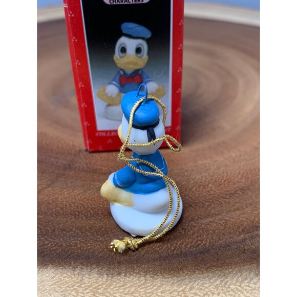 Donald Duck Disney Collectible Ornament By Schmid with Box 1980s - Picture 2 of 8